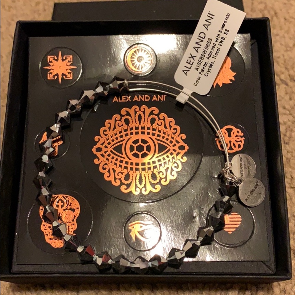 Alex and Ani Mirror Beaded Bangle